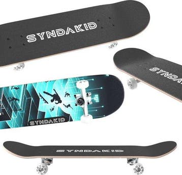2dekans | SYNDAKID® Skateboard - met Accessoires - 8 -, Ophalen of Verzenden, Gebruikt