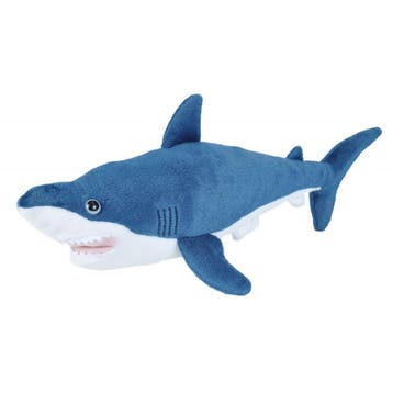 Wild Republic mako haai knuffel - pluche - 30 cm - zeedier, Verzenden, Nieuw