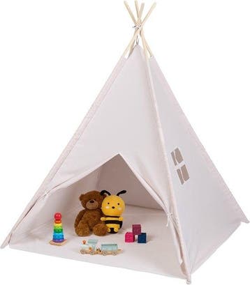 speeltent wigwam - met bodem - 158x125x125 cm - binnen -, Verzenden, Nieuw