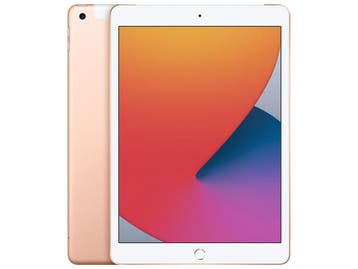 Apple iPad 8 (2020, A12 series) - Goud - 128 GB - WiFi + 4G, Computers en Software, Apple iPads, Verzenden, Zo goed als nieuw