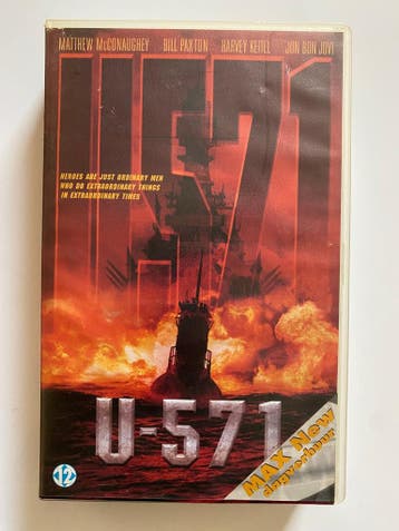 U-571 (EX RENTAL) (VHS), Cd's en Dvd's, Verzenden, Gebruikt