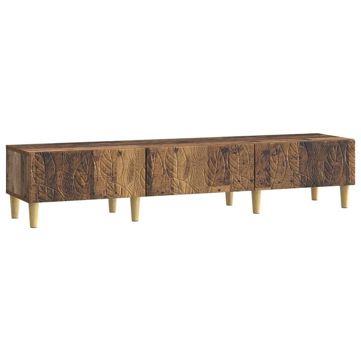 vidaXL TV-kast 147 x 34,5 x 30 cm Oud hout Bewerkt hout, Huis en Inrichting, Kasten | Televisiemeubels, Nieuw, Minder dan 50 cm