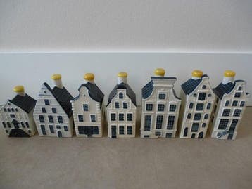 KLM-huisje - Zeven KLM/Bols huisjes (gevuld)