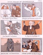 De verschillende gezichten van Hitler op spotprent (Lithos), Verzenden