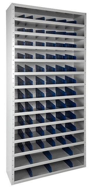 Nieuw Vakkenkast grijs 198x100x30cm incl. 72 vakverdelers, Ophalen of Verzenden, Nieuw