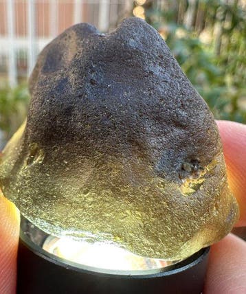 Zeer grote karaat Kolumbianiet / Cali-glas/ Piedra Rayo /