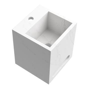 Brauer Nova Vrijhangende Fontein - 25 cm - met 1 Kraangat -, Ophalen of Verzenden, Nieuw