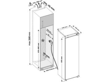 Inventum IKK0882D - Inbouw koeler - 126 liter -, Verzenden, Nieuw