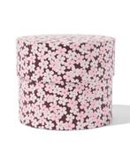 HEMA Ronde doos S 11x9cm karton bloemen, Verzenden, Nieuw