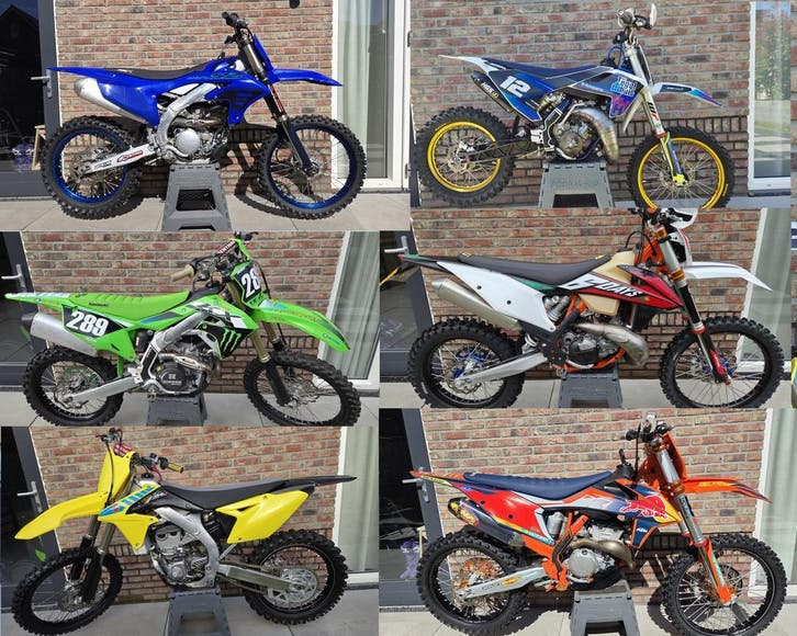 Nette crossmotoren | Diverse merken en cc | Klaar voor actie, Motoren, Motoren | KTM, Crossmotor, 1 cilinder, 12 t/m 35 kW, Ophalen