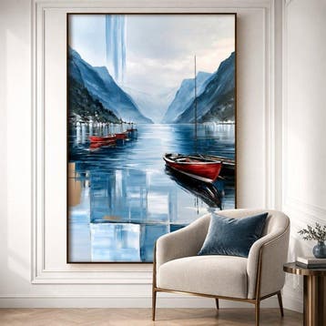 Lea Ottavi - Silence of the Fjord XXL · Hand-Finished