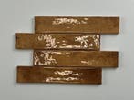 Wandtegel Ragno Kalon Handvorm Terracotta Glans 5x25, Nieuw, 20 tot 40 cm, 10 m² of meer, Wandtegels