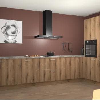 Goud Eiken keuken Khao Lak 73141, Verzenden, Nieuw
