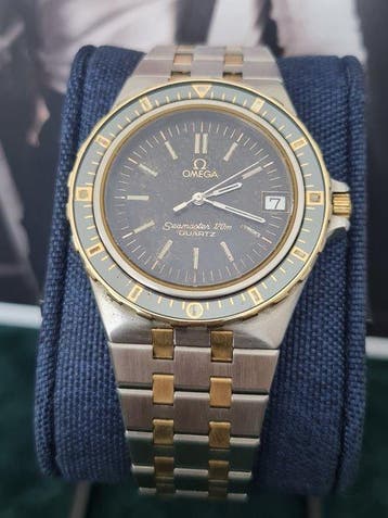 Omega - Jaques Mayol seamaster 120m gold&steel - 396.090 -, Nieuw