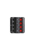 Talamex Schakelpaneel Wave 12V 4 schakelaars, Watersport en Boten, Ophalen of Verzenden, Nieuw