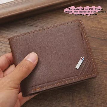 Minimalistische Heren Portemonnee van Zacht Leer - Dun & Opv, Sieraden, Tassen en Uiterlijk, Verzenden, Nieuw