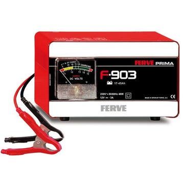 Ferve F-903 Manual Battery Charger | 12V 3A, Ophalen of Verzenden, Nieuw