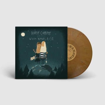 lp nieuw - happy camper - WHEN WAVES RISE (nieuw), Verzenden, Zo goed als nieuw, Overige formaten