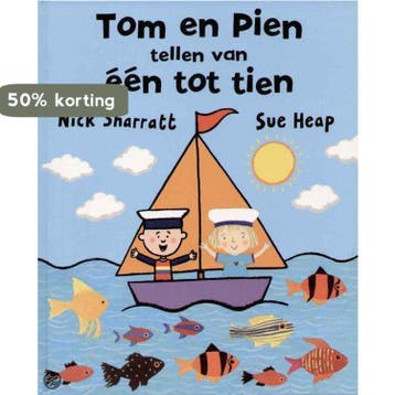 Tom en Pien tellen van één tot tien 9789026998225 Sue Heap, Boeken, Kinderboeken | Kleuters, Verzenden, Zo goed als nieuw, Sue Heap