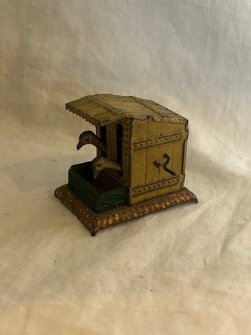 penny toys - Blikken speelgoed - Ganzen voer hok - 1910-1920