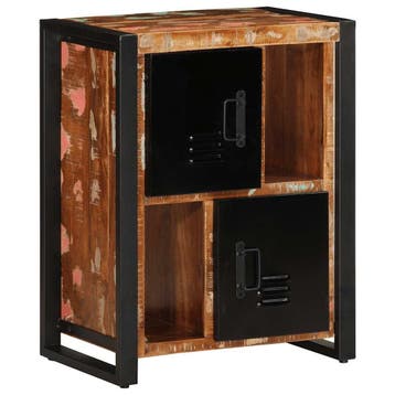 vidaXL Dressoir 55x35x70 cm massief gerecycled hout, Huis en Inrichting, Verzenden, Nieuw, 50 tot 100 cm, 25 tot 50 cm