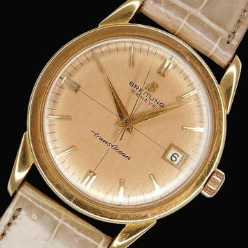 Breitling - Transocean - The first model 18k Red gold, Nieuw