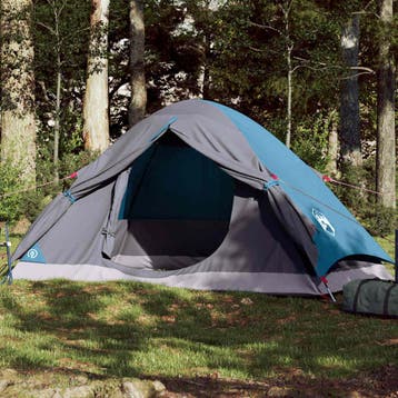 vidaXL Koepeltent 2-persoons waterdicht blauw, Verzenden, Nieuw, Tot en met 2