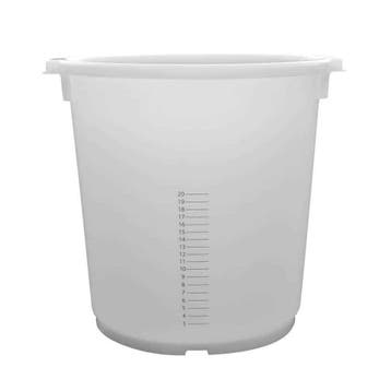Kuip 35 liter met maatverdeling, Nieuw