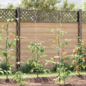 vidaXL Plantenstok spiraal 170 cm gegalvaniseerd staal 5 st, Verzenden, Nieuw, Metaal