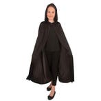 Zwarte Halloween cape met capuchon voor kids - Halloween c.., Ophalen of Verzenden, Nieuw