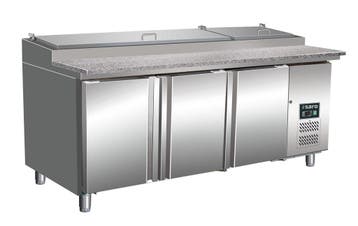 Gekoelde Voorbereidingstafel 3 deurs met Ventilator Saro, Verzenden, Nieuw in verpakking