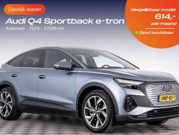 Audi Q4 Sportback e-tron | Zakelijk Leasen vanaf 385,- p/mnd, Nieuw, Financial lease, Lease