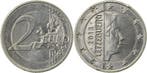 2 Euro Luxemburg 2013 komplett zilverfarben unmagnetisch 8,4, Verzenden