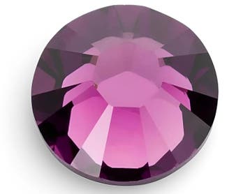 10 x Swarovski flatback similisteentje SS16 4 mm – amethys, Ophalen of Verzenden, Nieuw, Kraal