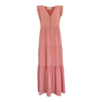 Notes du Nord • roze maxi jurk • 40, Maat 38/40 (M), Verzenden, Nieuw, Notes du Nord