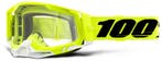 crossbril 100% Racecraft 2 Fluo geel - AANBIEDING, Motoren, Kleding | Motorkleding, Verzenden, Nieuw met kaartje, Motorcrosskleding