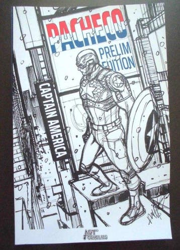 Captain America - Captain America Prelim Edition SIGNED, Nieuw