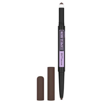 Maybelline Xpress Brow Satin Duo 05 BLACK BROWN, Ophalen of Verzenden, Nieuw, Make-up