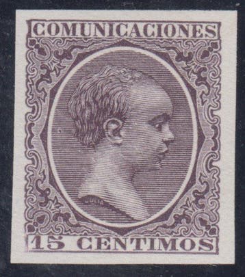 Spanje - Alfonso XIII. De Kaalkop. - Gálvez P. 1483, Gestempeld
