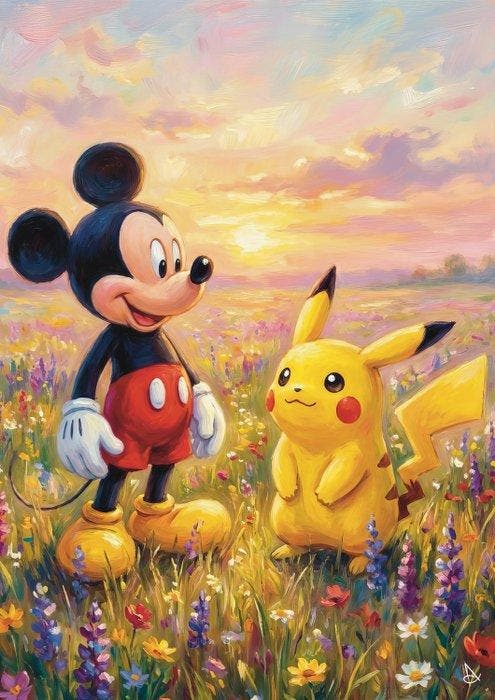 ANDSAL - Mickey Mouse & Pikachu Pokémon Special Limited, Spelcomputers en Games, Spelcomputers | Overige Accessoires