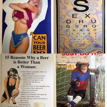Various - Lot of 8 Vintage 1990s Humorous & Novelty Posters