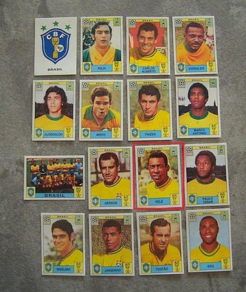 1970 Panini World Cup Mexico 70 - Pelé - Insigne Brésil -, Nieuw