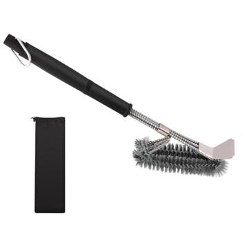 BBQ Borstel met Schraper - BBQ Accessoires - BBQ, Verzenden, Nieuw