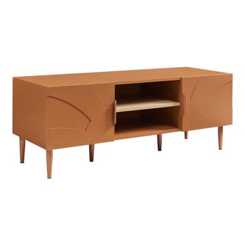 Tv-meubel Starvili 120x40x45 cm roestkleurig [en.casa], Verzenden, Nieuw