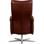 Leren relaxfauteuil Ease - Granada Cognac (donkercognac) -, Nieuw, Ophalen of Verzenden, 50 tot 75 cm, Industrieel, Modern