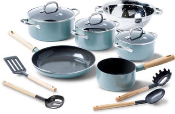 GreenPan Mayflower pannenset 13-delig inductie – Nieuw, Verzenden, Nieuw, Pannenset, GreenPan