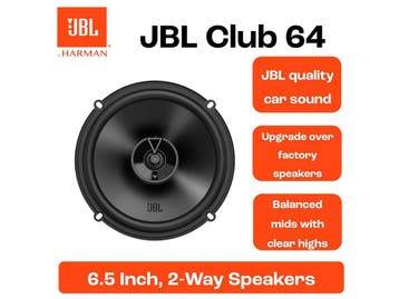 JBL Club 64 - Autospeakers - 6,5 Inch 2-weg Coaxiaal 180W, Verzenden, Nieuw