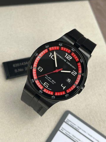 Porsche Design - Flat Six Automatic Date - P.635143441254 -, Sieraden, Tassen en Uiterlijk, Horloges | Heren, Nieuw