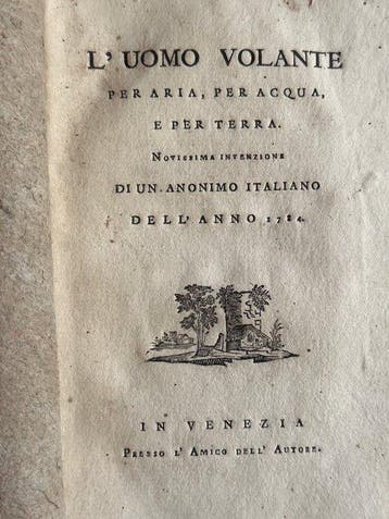 Bettoni - Luomo volante - 1784
