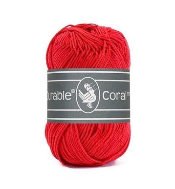 Durable Coral Mini 318 Tomato - Haakgaren / Breigaren, Ophalen of Verzenden, Nieuw, Breien of Haken, Wol of Garen